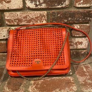 TORY BURCH ERICA TOTE- Red